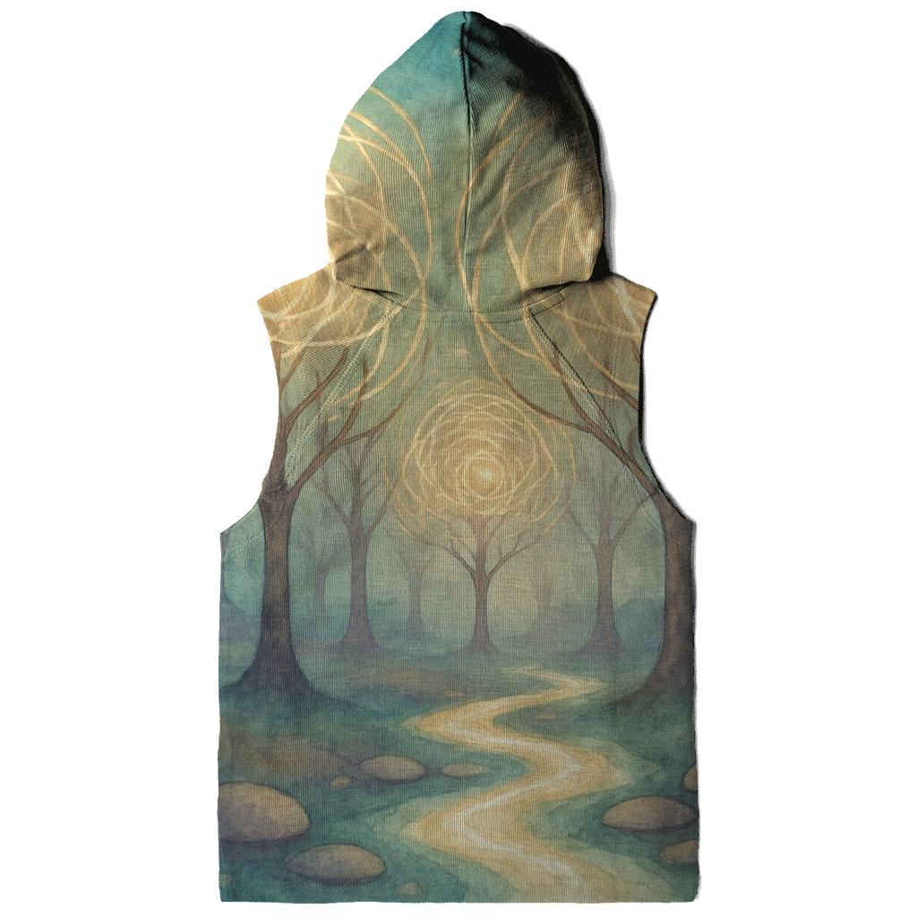 Luminous Grove printed hoodies