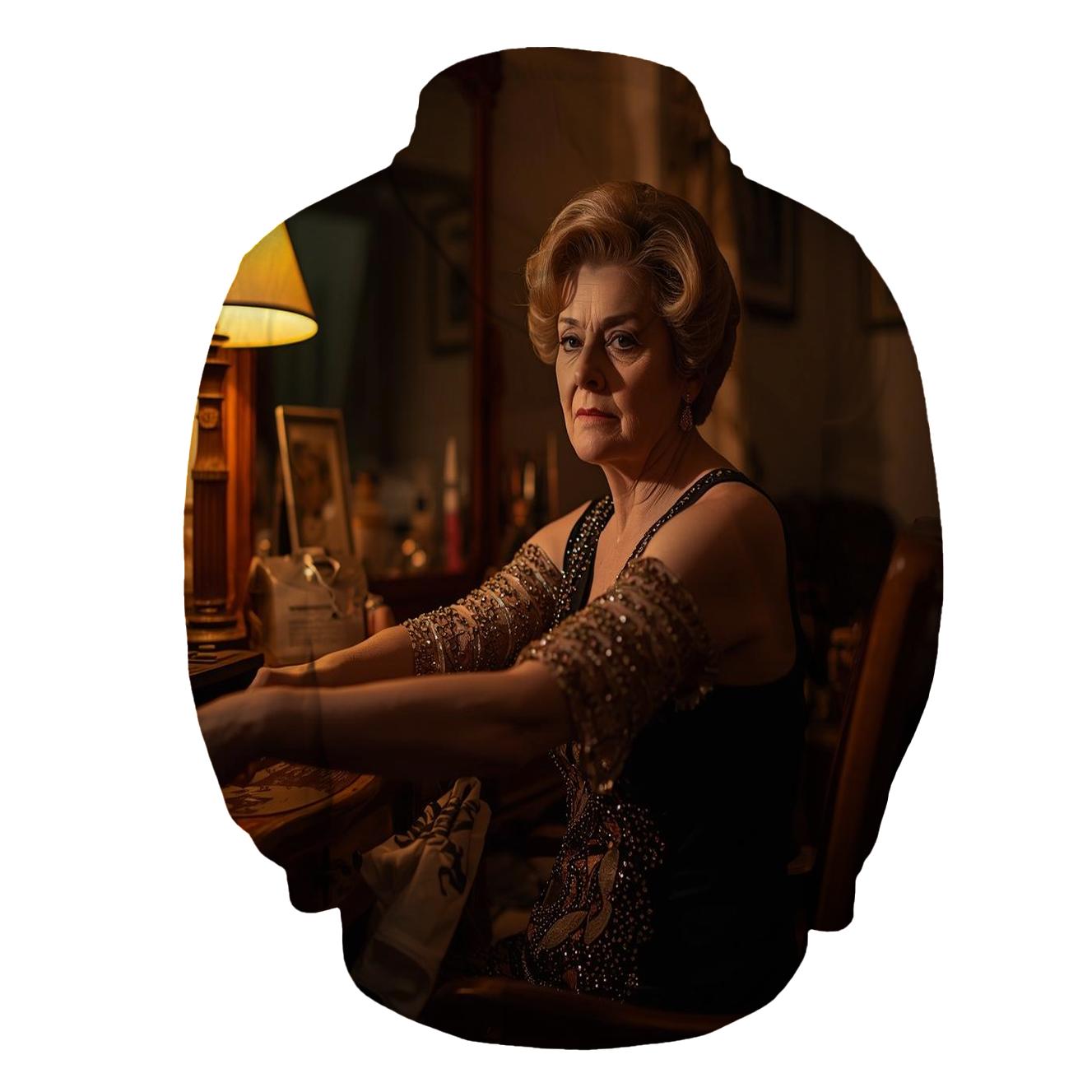 Backstage Light On Polly heavyweight hoodies