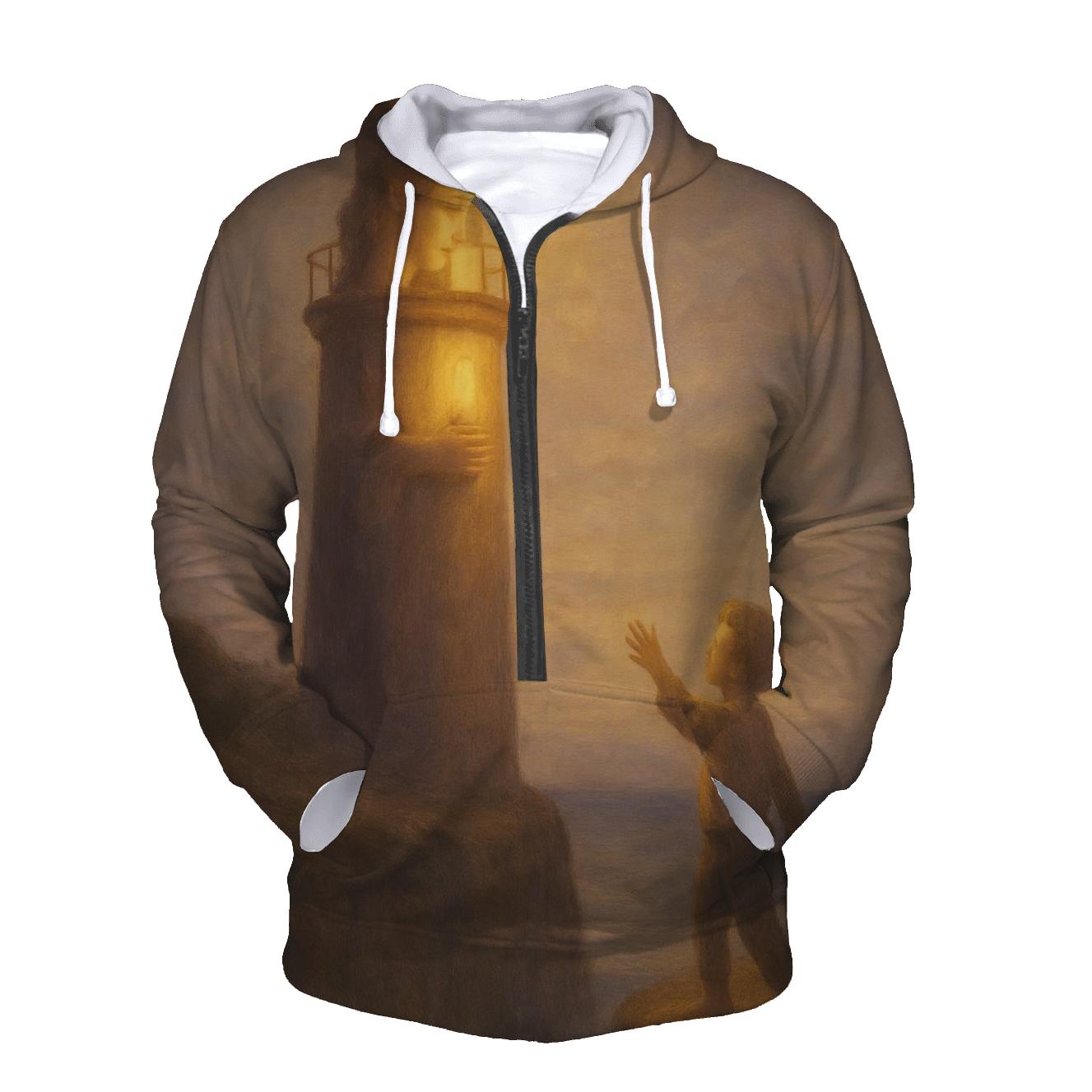 Lighthouse Of Her Heart heavyweight hoodies