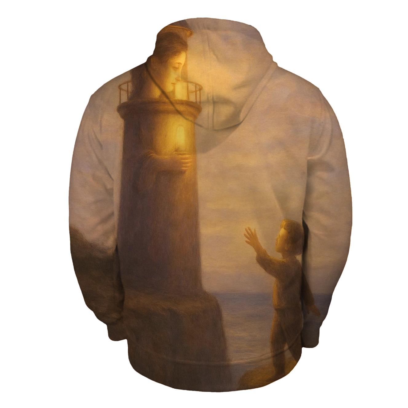 Lighthouse Of Her Heart heavyweight hoodies