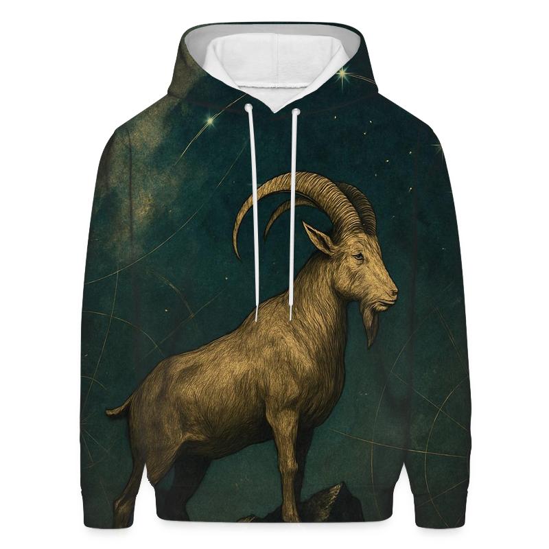 Capricorn Mountain Nebula Chart pullover hoodies