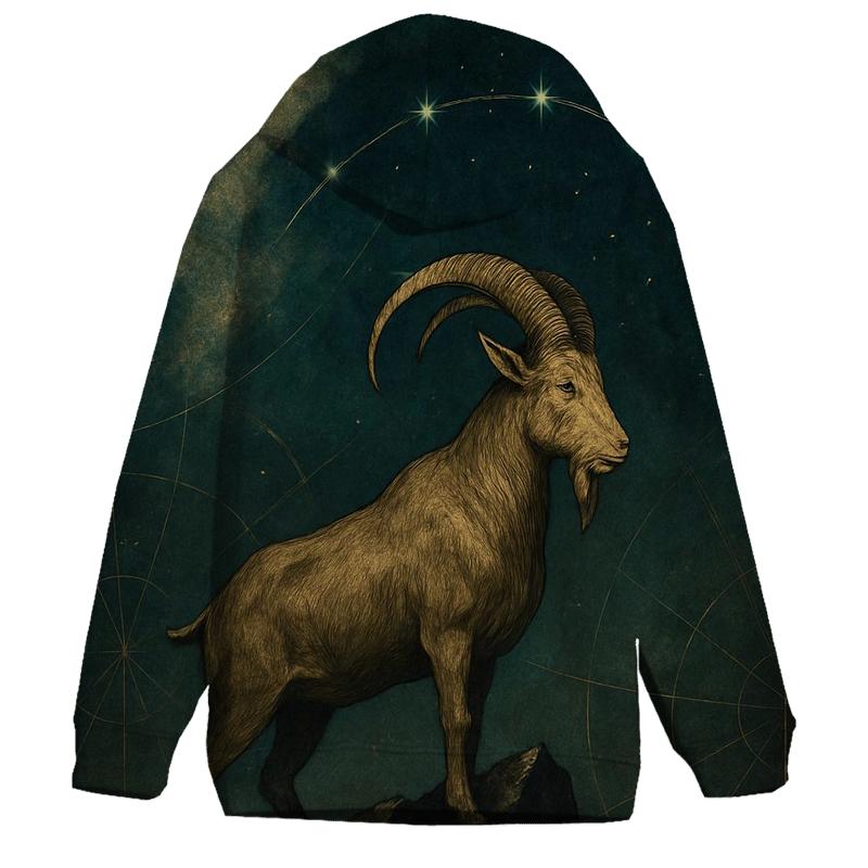 Capricorn Mountain Nebula Chart pullover hoodies