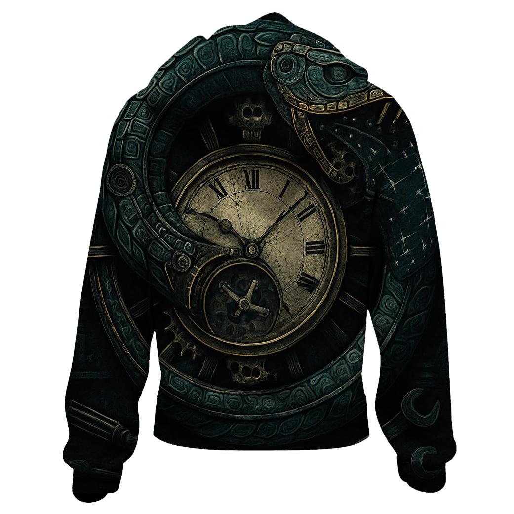 Ouroboros Clockwork Serpent premium hoodies