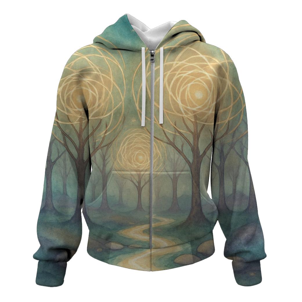 Luminous Grove hoodies fashion