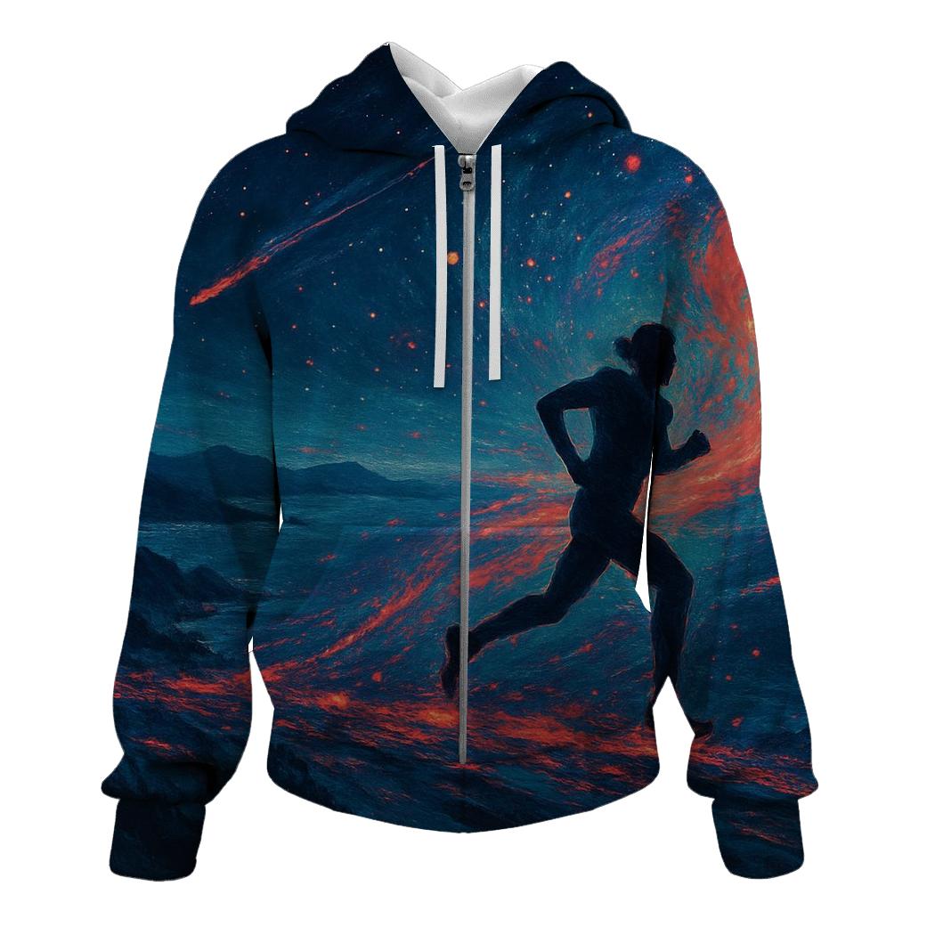Galactic Marathon heavyweight hoodies