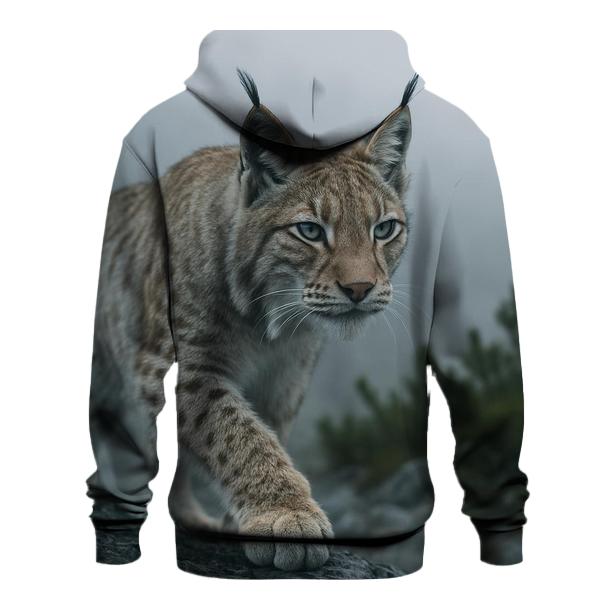 Mist Ridge Stalker — Eurasian Lynx designer hoodies