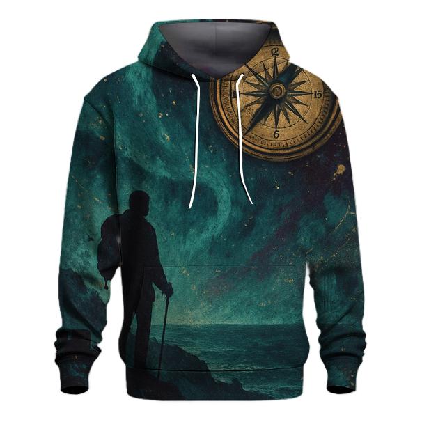 Aurora Voyager Collage premium hoodies