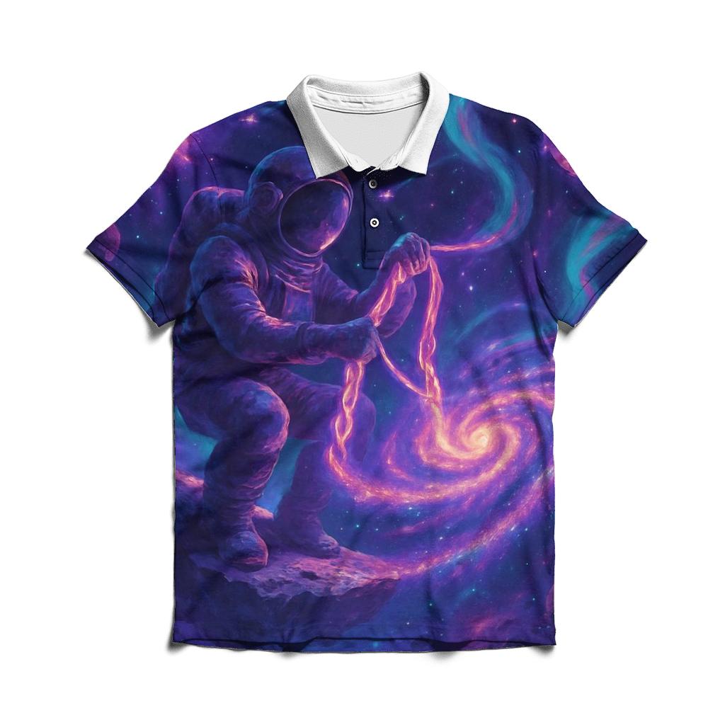 Celestial Weaver custom polo shirts