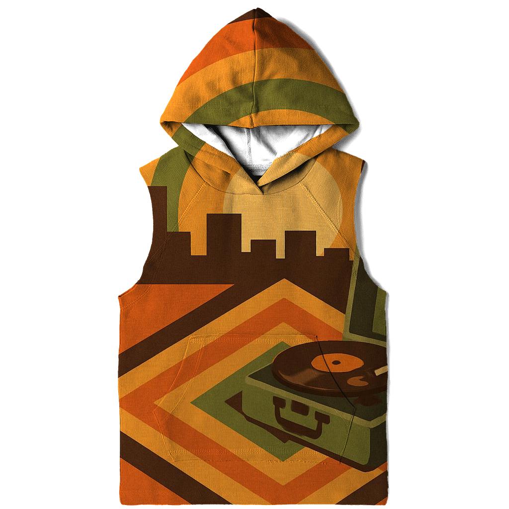 Sunset Groove Mosaic heavyweight hoodies
