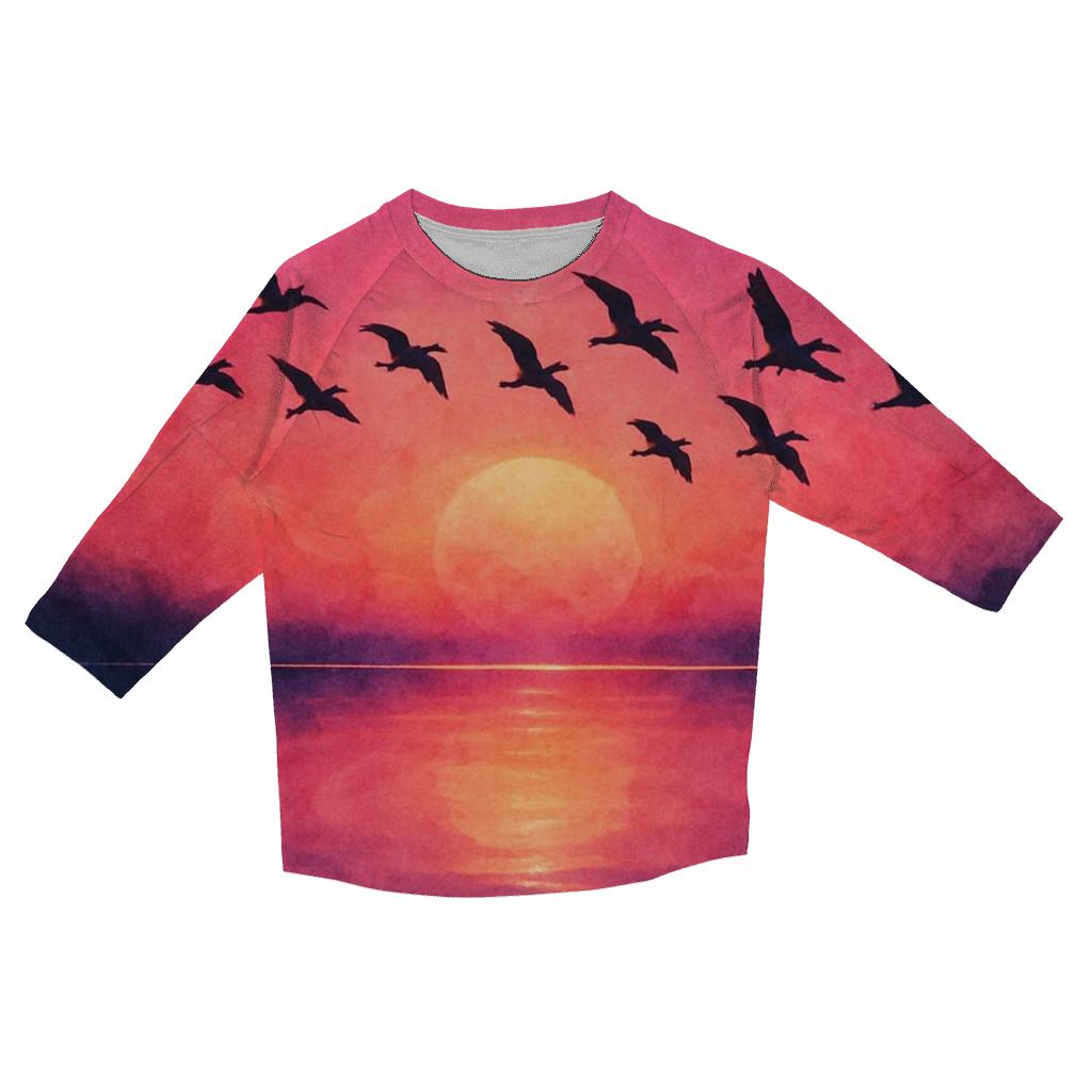 Twilight Wingfall casual three quarter sleeve shirts