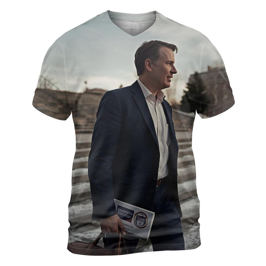 Campus Conversation In Winter Light custom all-over print shirts