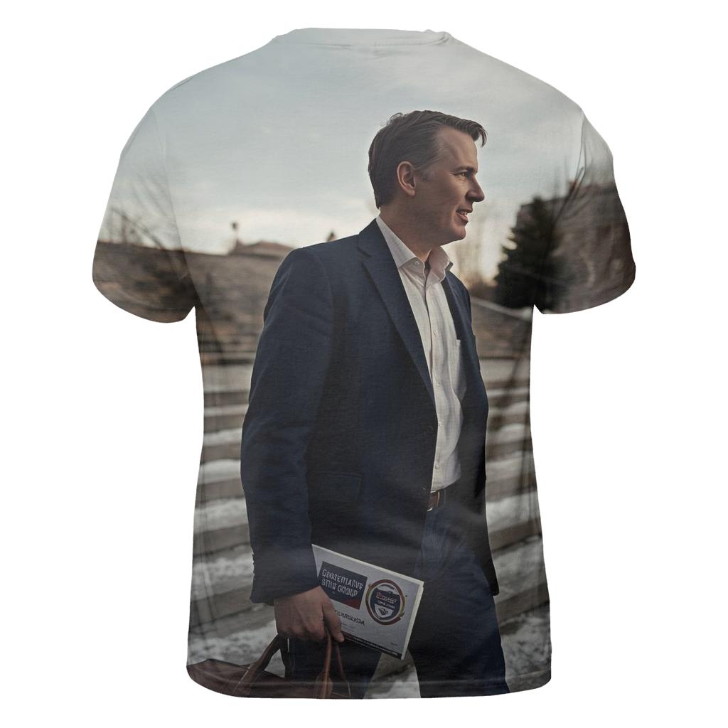 Campus Conversation In Winter Light custom all-over print shirts