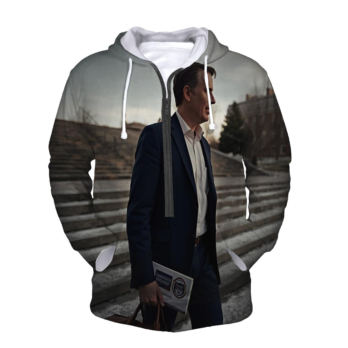 Campus Conversation In Winter Light hoodie styles