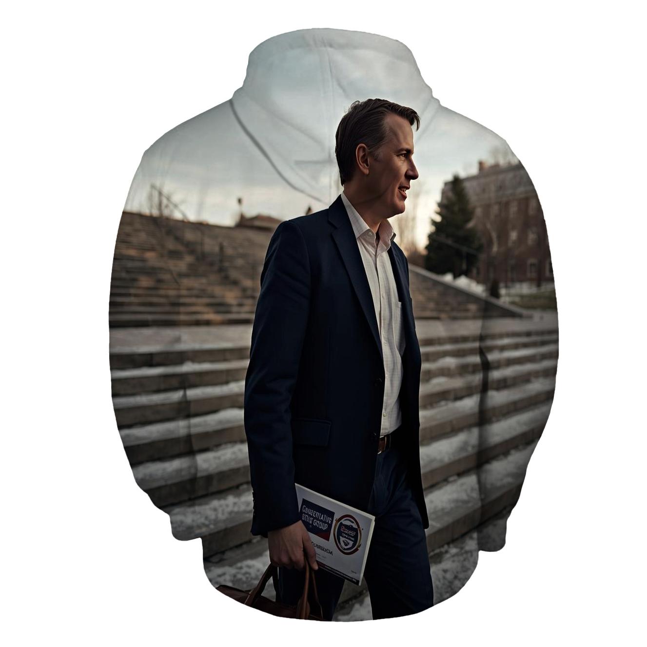 Campus Conversation In Winter Light hoodie styles