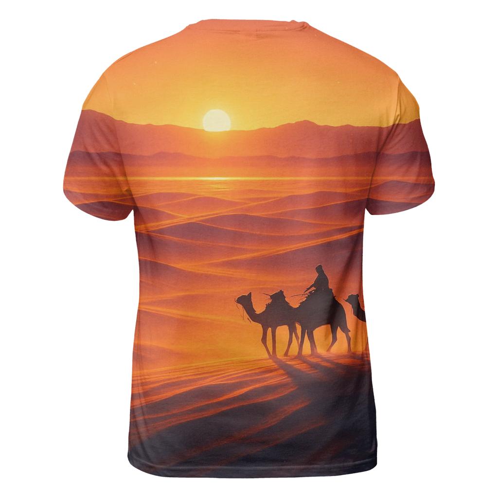 Amber Dune Reverie vibrant all-over design tees