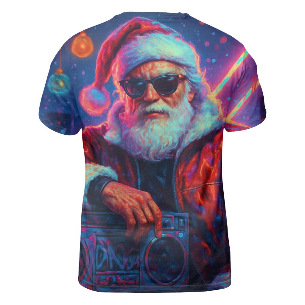 Streetwise Neon Santa custom all-over print shirts