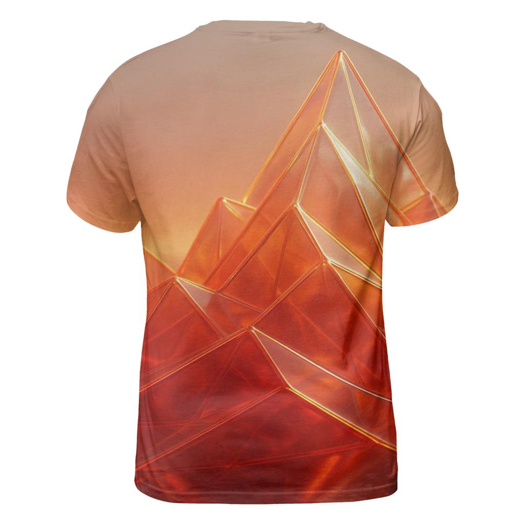 Glass Mountain Gradient custom all-over print shirts