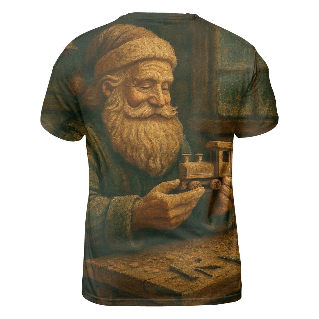 Woodland Workshop Santa personalized full print shirts