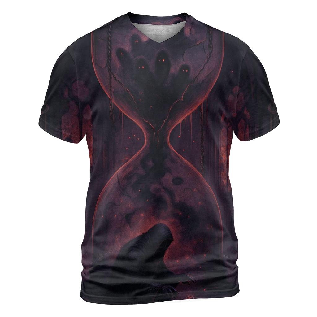 Hourglass Of Fallen Souls creative print fashion shirts
