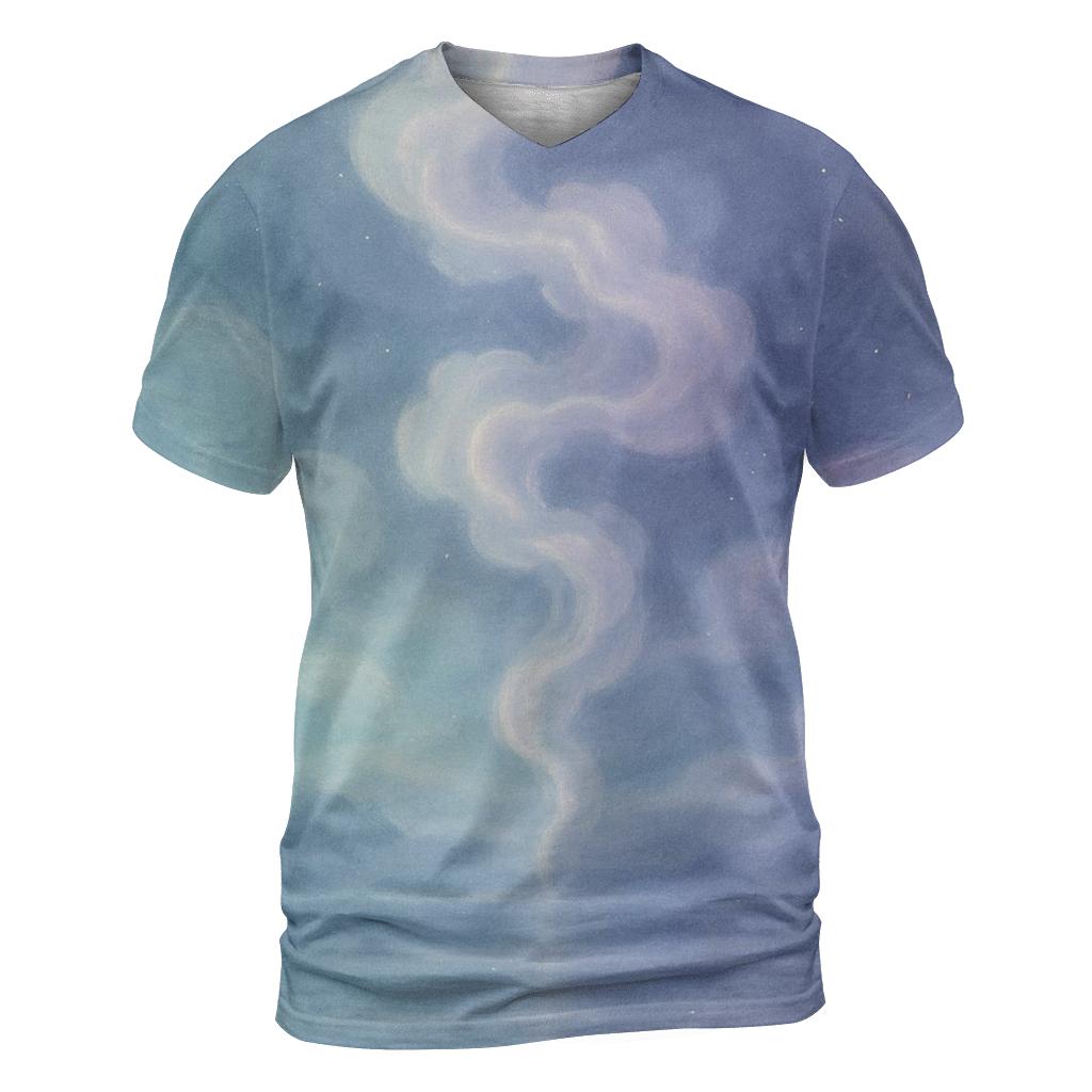 Mist Of Midnight Gradients unique graphic print tees