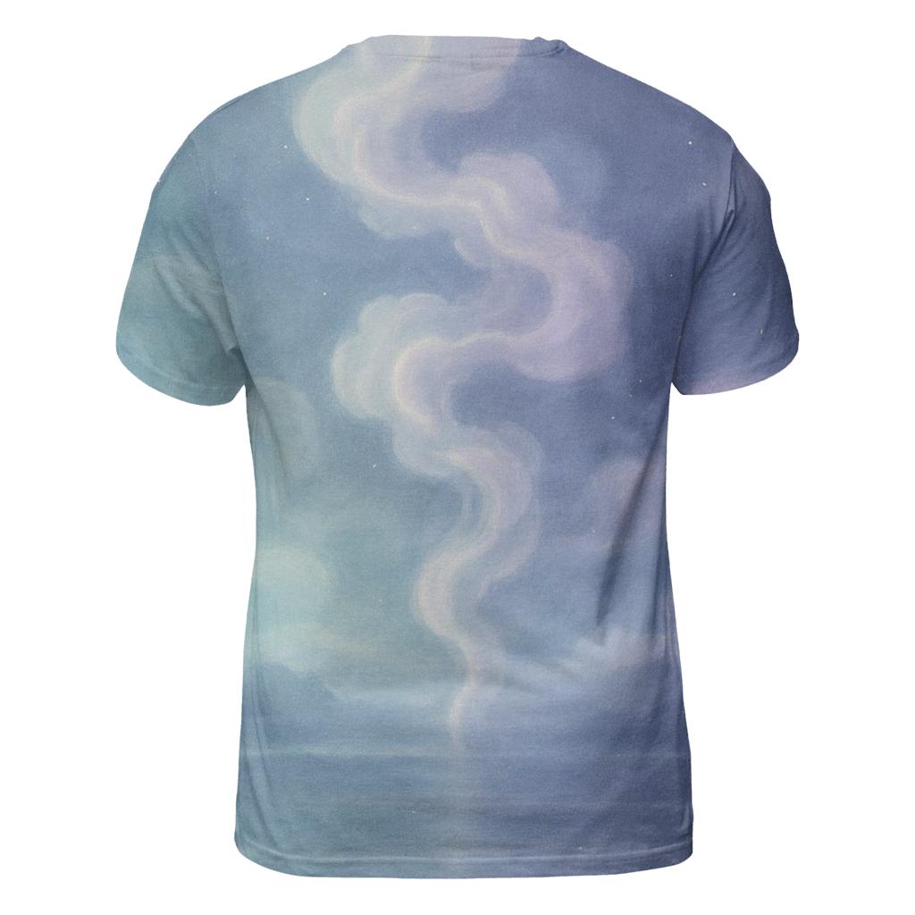 Mist Of Midnight Gradients unique graphic print tees