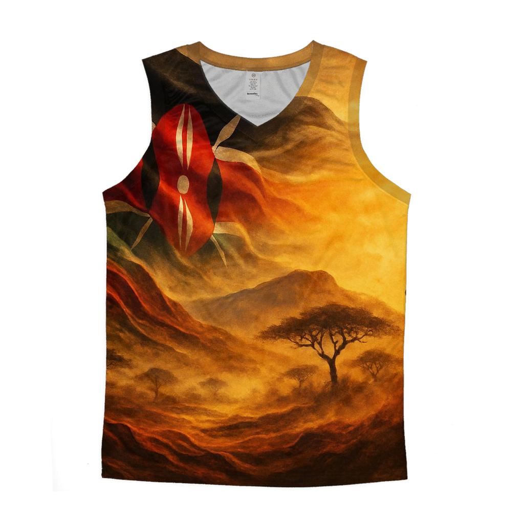 Kenya Rift Horizon sports performance tank tops