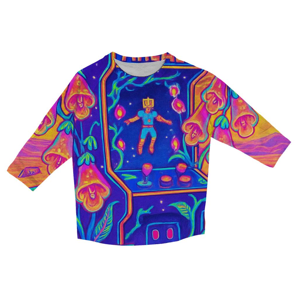 Mirage Arcade Foxglove trendy 3/4 sleeve tops