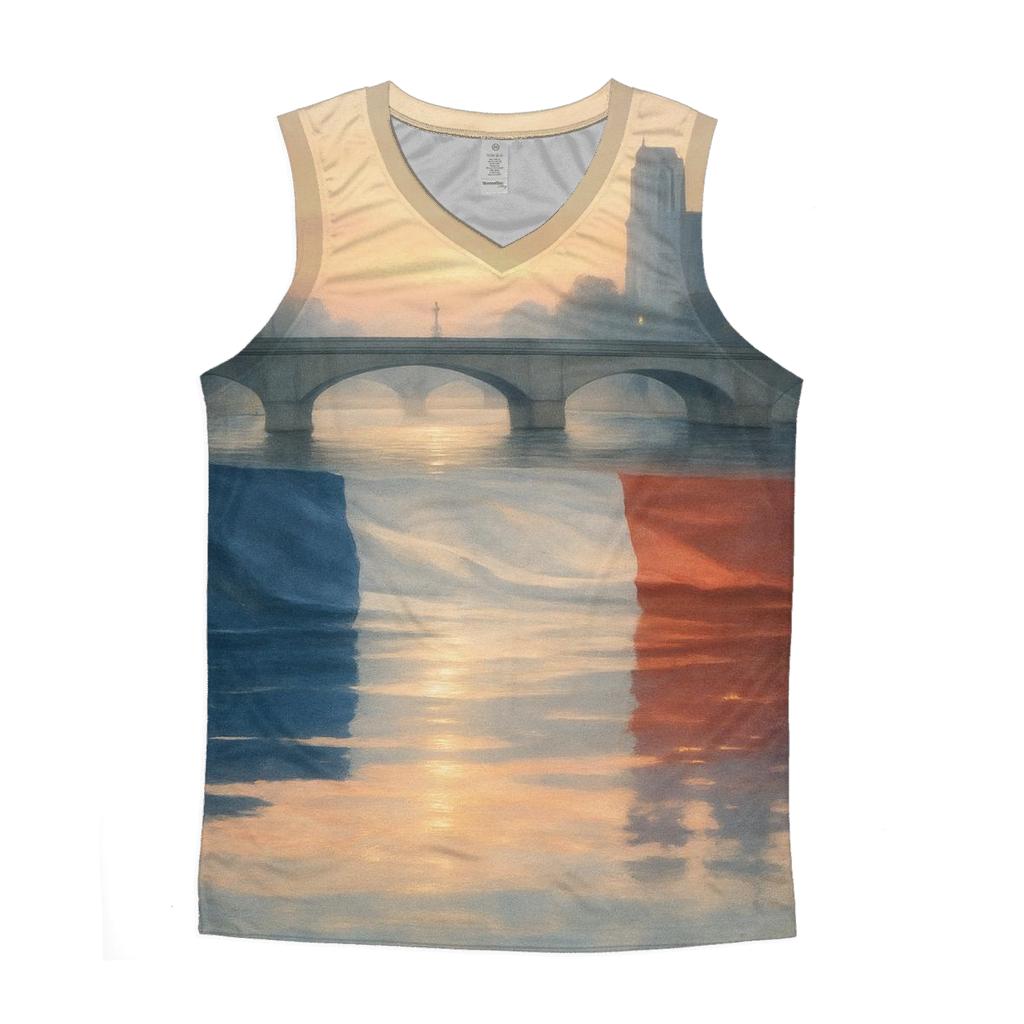 France Seine Reflection designer workout tanks