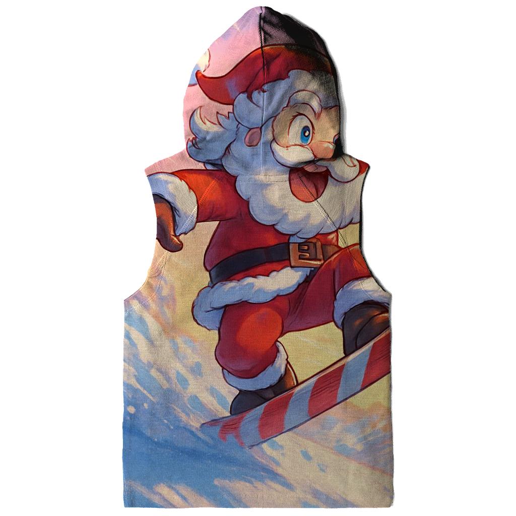 Surfboard Santa Sunset hoodies fashion