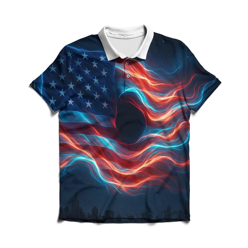 Solar Winds Banner designer slim fit polos