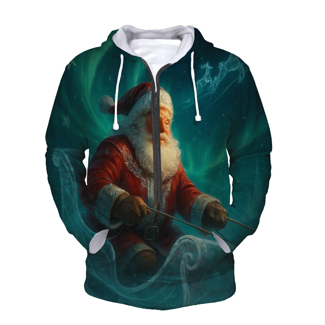 Aurora Sleighbound Santa hoodie trends