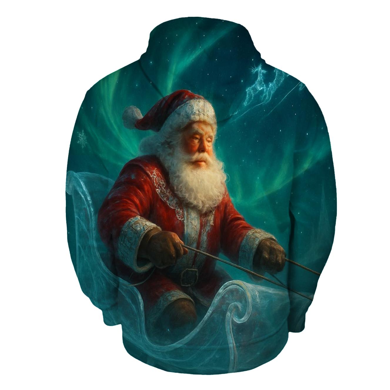 Aurora Sleighbound Santa hoodie trends