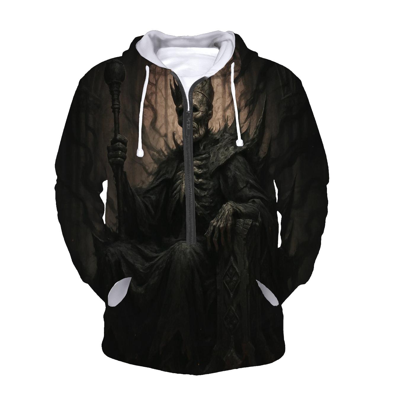 Ashen Throne Of The Skeleton King heavyweight hoodies