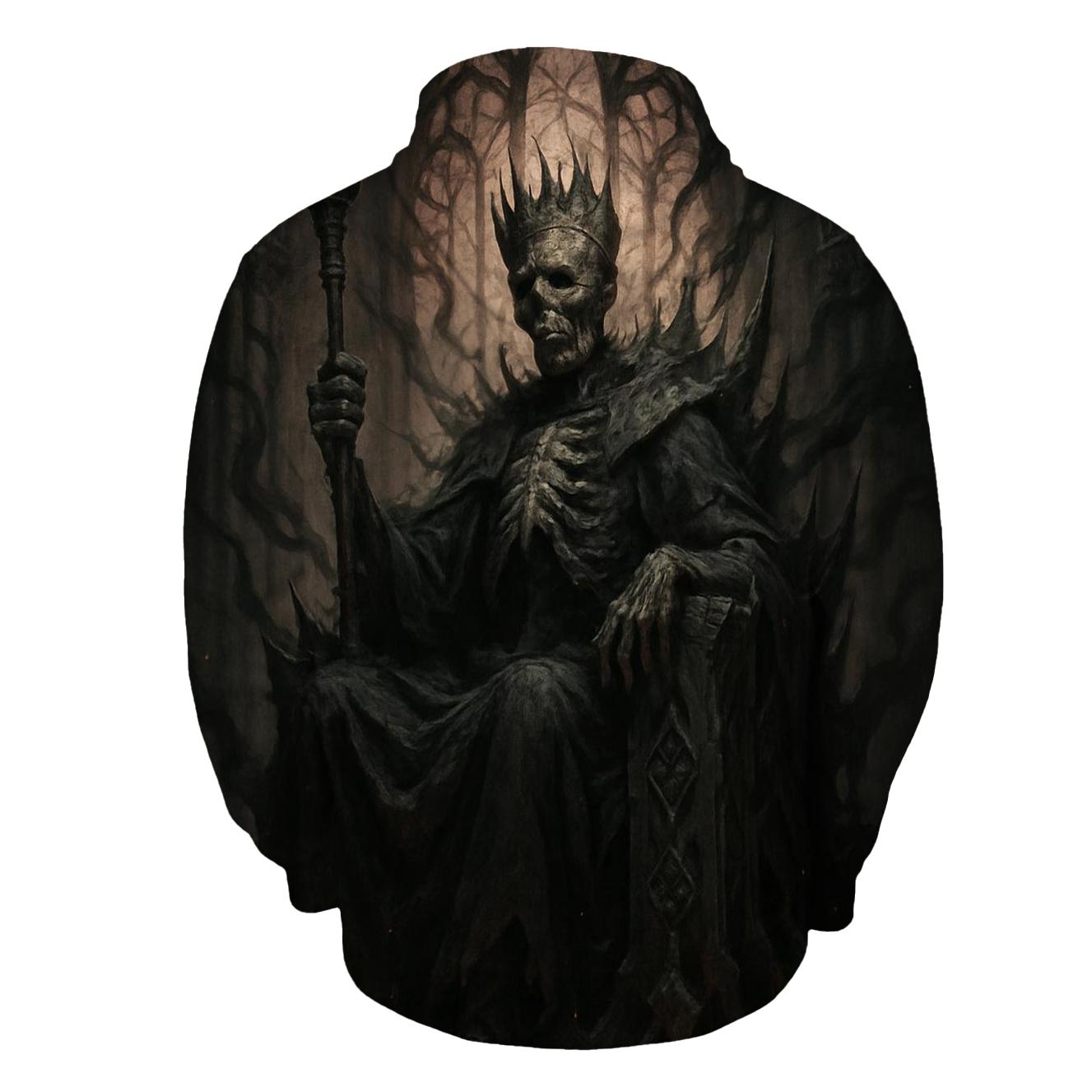 Ashen Throne Of The Skeleton King heavyweight hoodies