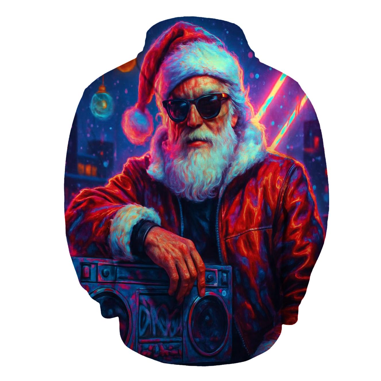 Streetwise Neon Santa hoodie designs