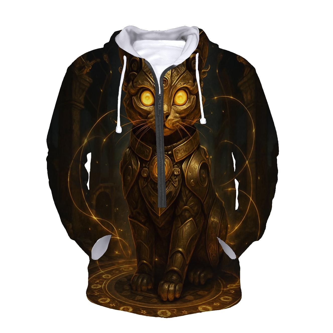 Clockwork Guardian Cat hoodie designs