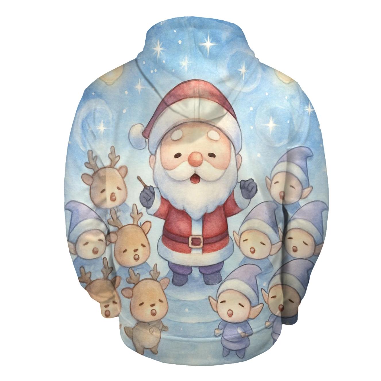 Midnight Choir Santa designer hoodies