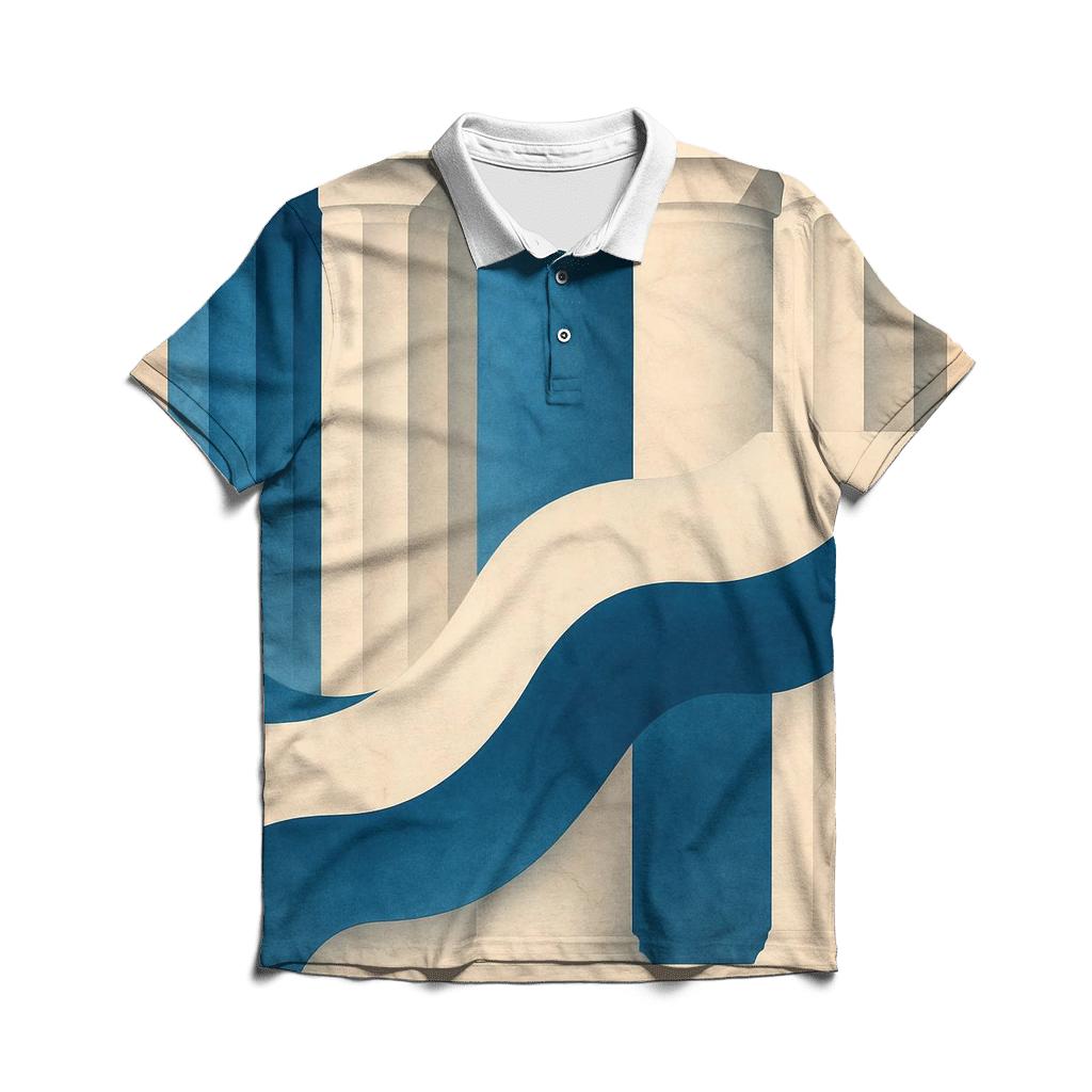 Greece Marble Banner casual sports polo shirts
