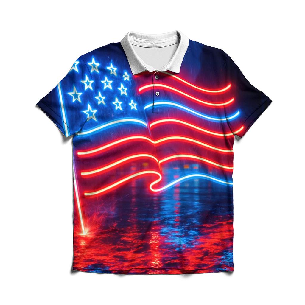 Neon Parade classic pique polos