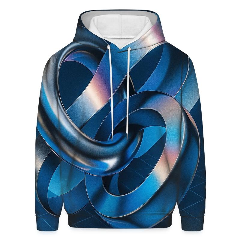 Chromatic Liquid Geometry hoodie trends