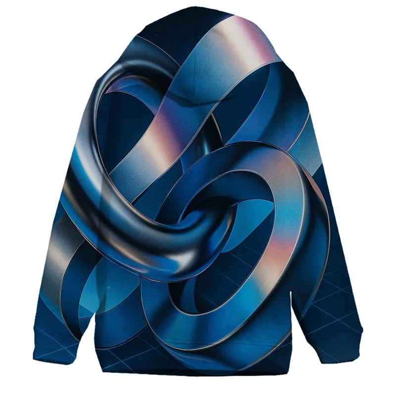Chromatic Liquid Geometry hoodie trends