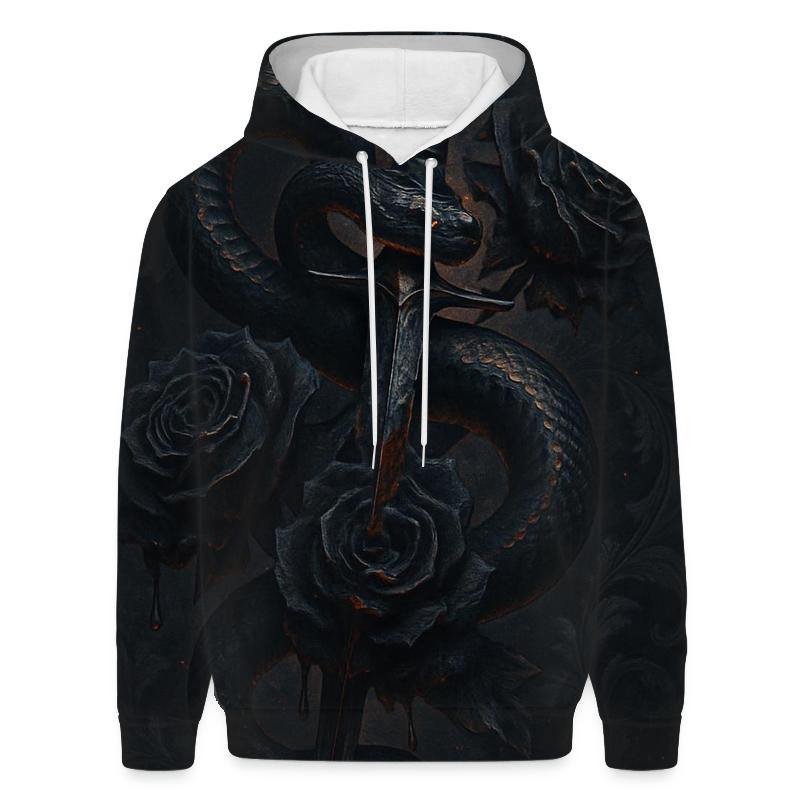 Serpent Dagger And Blooming Thorns lightweight hoodies