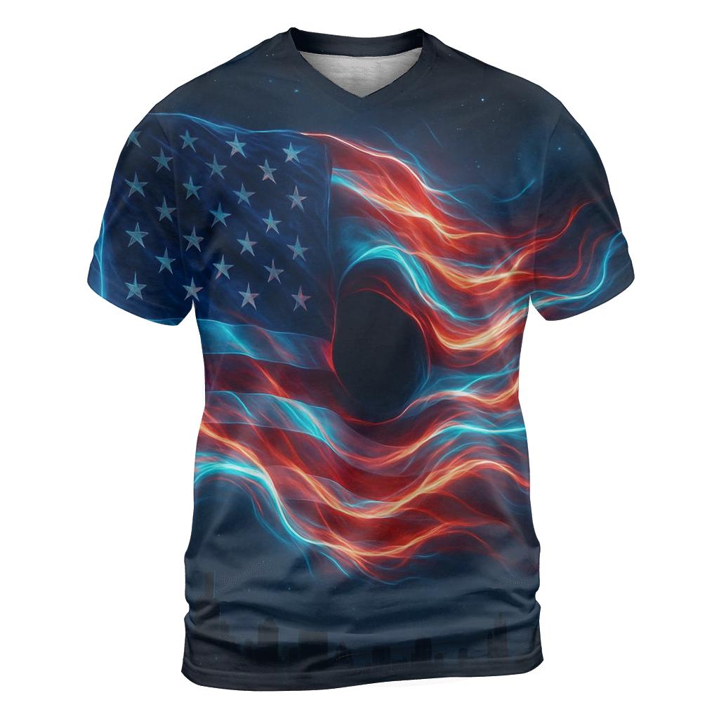 Solar Winds Banner creative print fashion shirts
