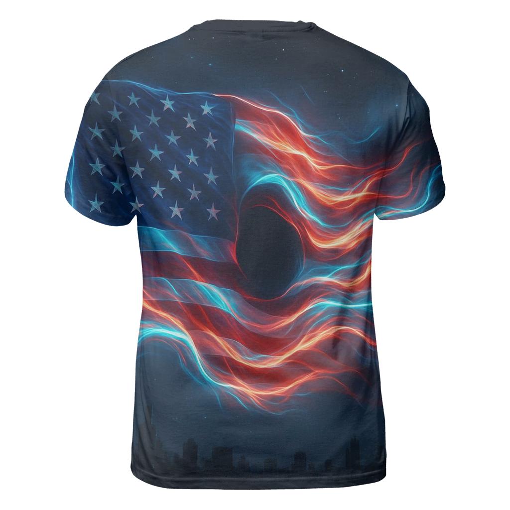 Solar Winds Banner creative print fashion shirts