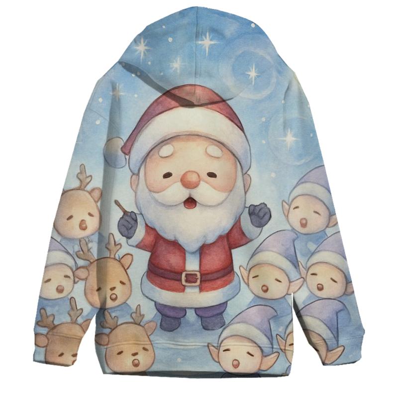 Midnight Choir Santa hoodie styles