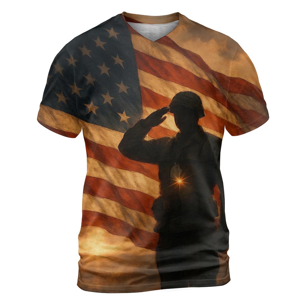 Dawn Sentinel Flag designer pattern shirts
