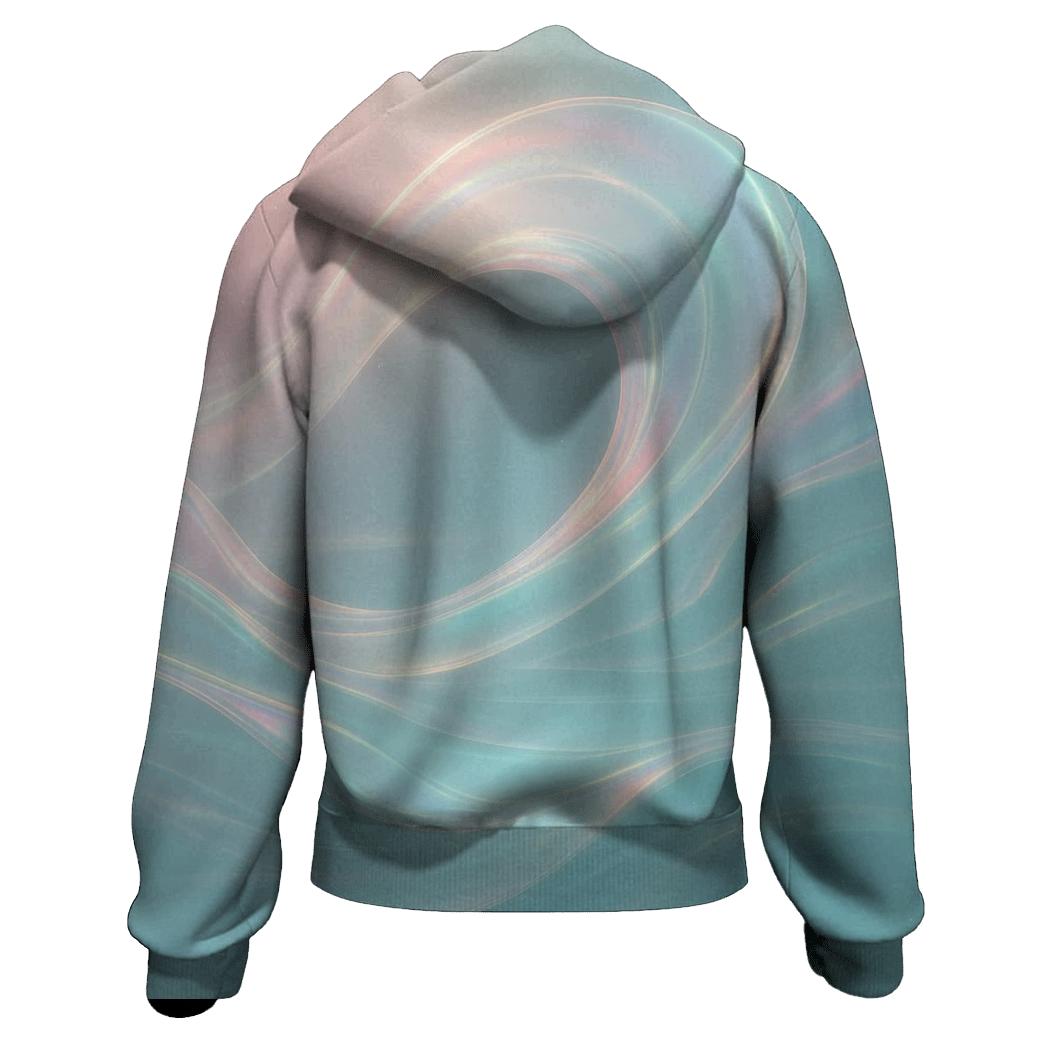 Aurora Wave Gradient hoodie styles