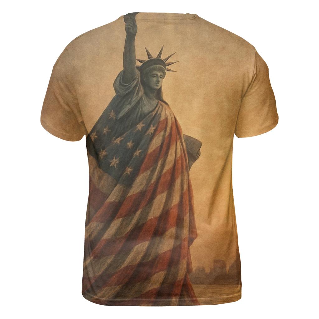 Liberty Echo creative print fashion shirts