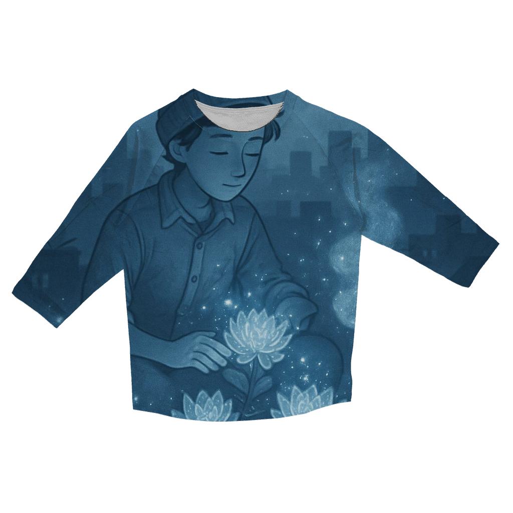 Sapphire Rooftop Gardener cotton quarter sleeve shirts