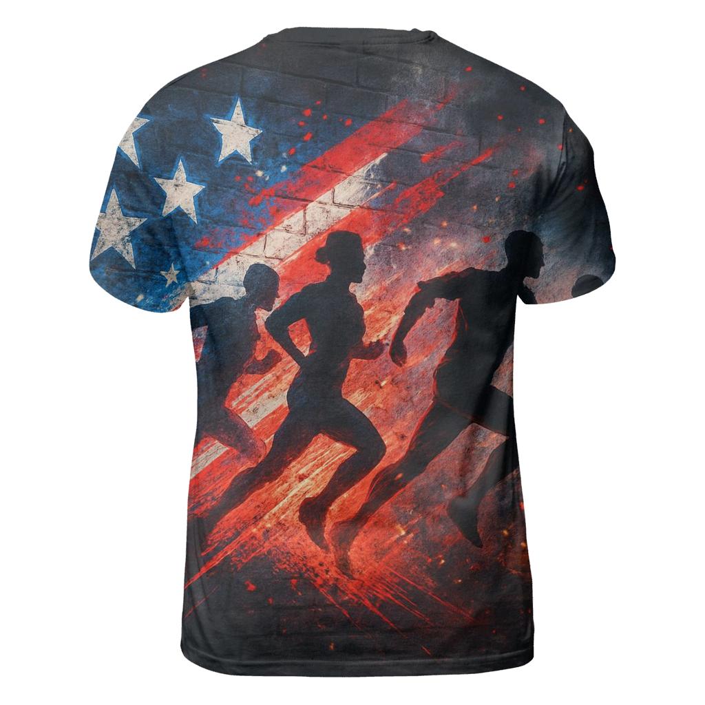 Urban Stripes Graffiti custom all-over print shirts